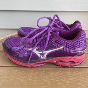Mizuno‎ Wave Rider 15 X10 Purple Running Sneaker Athletic Shoe Women's Size 6